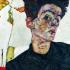 Egon Schiele, Selbstbildnis mit Lampionfrüchten, 1912 © Leopold Museum, Wien, Inv. 454