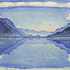Ferdinand Hodler, Der Thunersee mit symmetrischen Reflexen, 1909 © Musée d´art et d´histoire, Ville deGenève