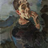 Oskar Kokoschka, Selbstbildnis, eine Hand ans Gesicht gelegt, 1918/19, Leopold Museum, Wien, Inv. 623 © Leopold Museum, Wien / Fondation Oskar Kokoschka/VBK, Wien 2013