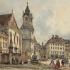 Rudolf von Alt, Der Hauptplatz in Pressburg, 1843 © Privatbesitz
