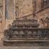 Rudolf von Alt, Das Grabmal Friedrichs III. im Stephansdom in Wien, 1895 © Leopold Museum, Wien, Inv. 1213