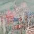 Kurt Maldovan, Motiv aus Venedig (Blick auf S. Maria della Salute), 1977 © Leopold Museum, Wien, Inv. 4128