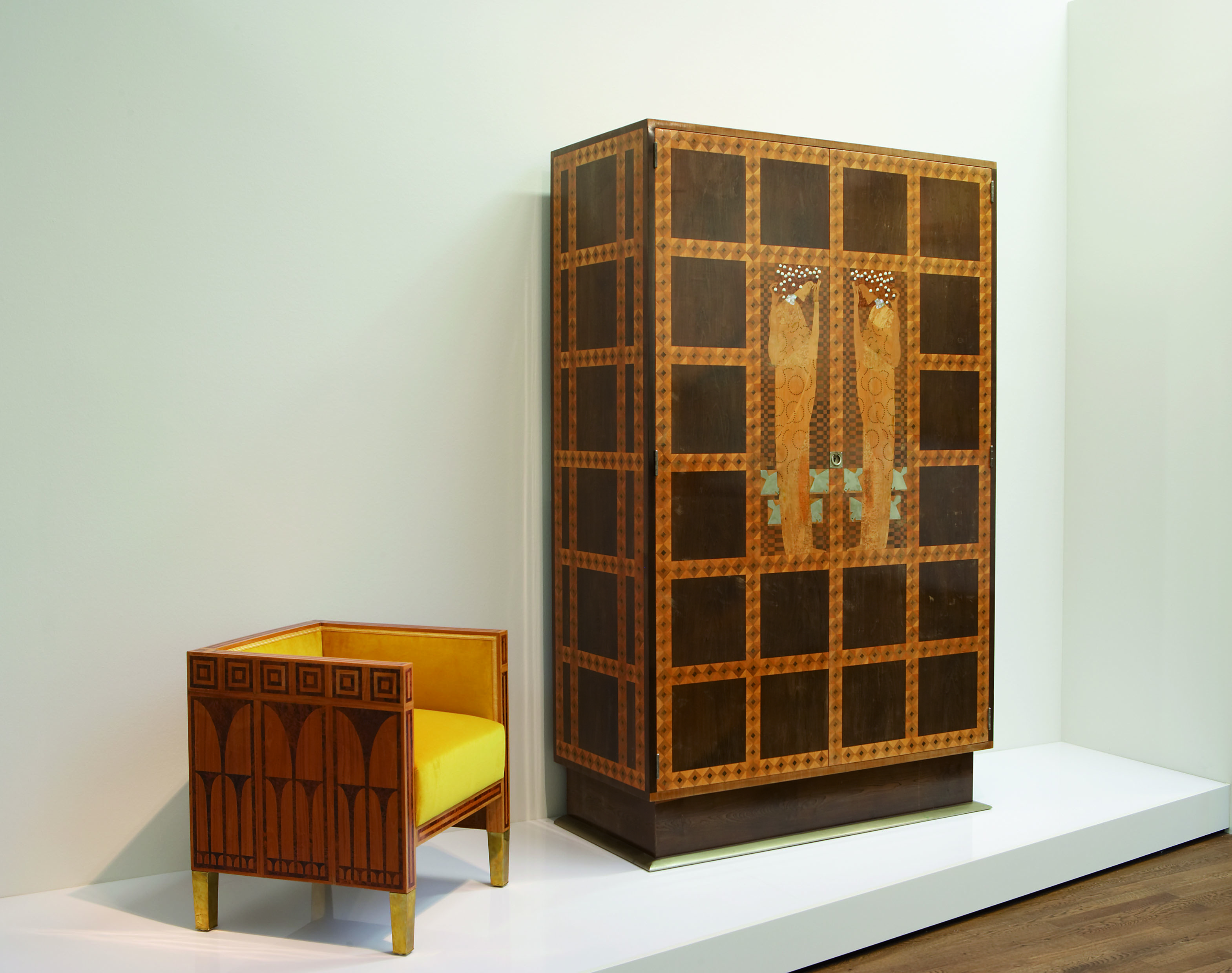 Wiener Werkstätte furniture from the Leopold Museum, Vienna, 1900