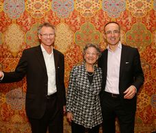 Franz Smola Co-Kurator, Elisabeth Leopold Vorstand Leopold Privatstiftung, Tobias G. Natter Kurator und Direktor © Leopold Museum/APA-Fotoservice/Tanzer