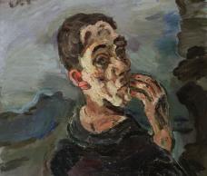 Oskar Kokoschka, Selbstbildnis, eine Hand ans Gesicht gelegt, 1918/19, Leopold Museum, Wien, Inv. 623 © Leopold Museum, Wien / Fondation Oskar Kokoschka/VBK, Wien 2013 Oskar Kokoschka, Selbstbildnis, eine Hand ans Gesicht gelegt, 1918/19, Leopold Museum, Wien, Inv. 623 © Leopold Museum, Wien / Fondation Oskar Kokoschka/VBK, Wien 2013