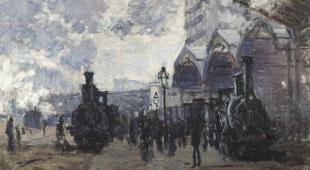 Claude Monet, La Gare Saint-Lazare, 1877 © The National Gallery, London. Bought 1982