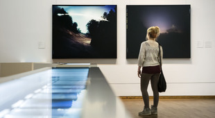 Einblick in die Ausstellung "Wolken" © Bildit