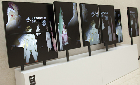 Projekt im Leopold Museum © Samsung Electronics Österreich