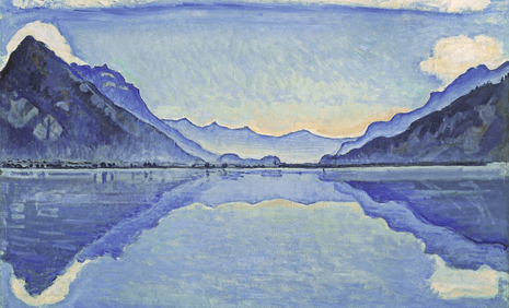 Ferdinand Hodler, Der Thunersee mit symmetrischen Reflexen, 1909 © Musée d´art et d´histoire, Ville deGenève
