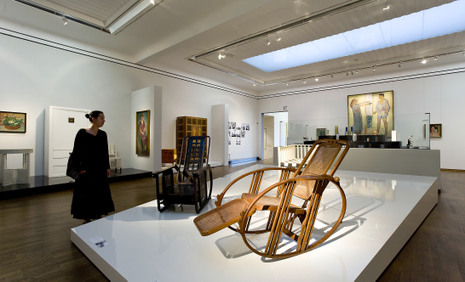 Ausstellungsansicht „Wien 1900“ Raum Wiener Werkstätte © Leopold Museum, Wien