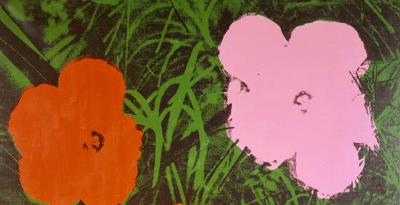 ANDY WARHOL, Four-Foot Flowers, 1964 © Courtesy Heidi Horten Collection | Foto: Courtesy Heidi Horten Collection The Andy Warhol Foundation for the Visual Arts, Inc. / Licensed by Bildrecht, 2017