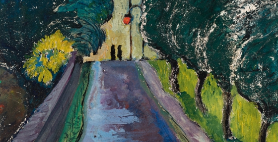 MARIANNE VON WEREFKIN, Die Allee (L’Allée ), um 1917 © Fondazione Gabriele e Anna Braglia, Lugano, Foto: Roberto Pellegrini