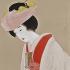 Kaburaki Kiyokata, Rote Pflaume in der Winterkälte, eine Braut © Sammlung Genzō Hattori