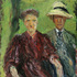 Richard Gerstl, Paar im Grünen, 1908 © Leopold Museum