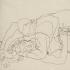 Egon Schiele, Zeichenstudie zum Liebesakt, 1915 © Leopold Museum, Wien, Inv. 1406