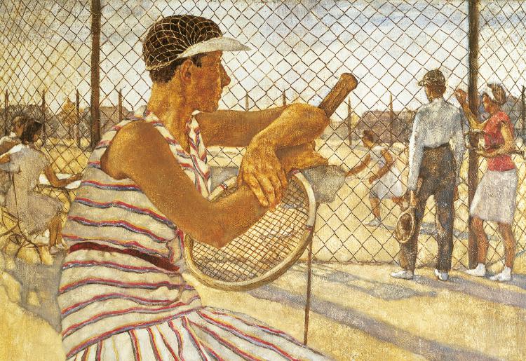 LOTTE LASERSTEIN, Tennisspielerin, 1929 © Privatbesitz | Foto: Lotte-Laserstein-Archiv Krausse, Berlin © Bildrecht, Wien 2023