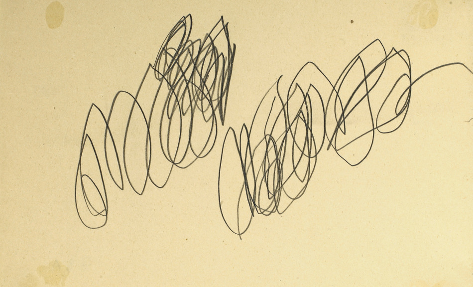 Hermann Nitsch, Informal Drawing, 1959-61 © Atelier Hermann Nitsch, Prinzendorf, VBK Vienna, 2011