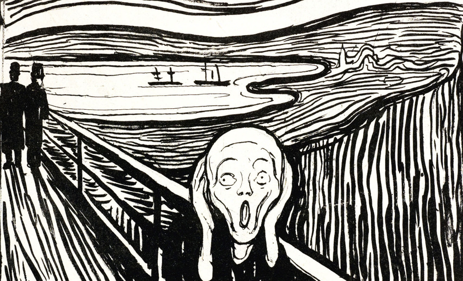 Edvard Munch, The Scream, 1895 © The Munch Museum/The Munch Ellingsen Group/VBK/Vienna 2009