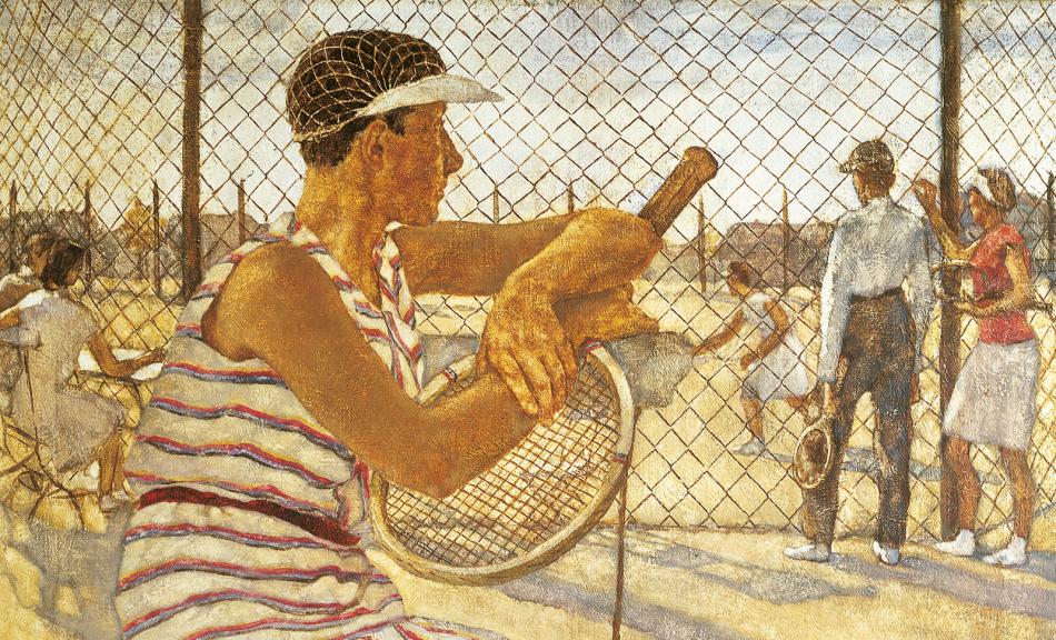 LOTTE LASERSTEIN, Tennisspielerin, 1929 © Privatbesitz | Foto: Lotte-Laserstein-Archiv Krausse, Berlin © Bildrecht, Wien 2023