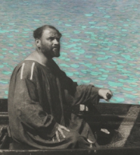 Gustav Klimt (Fotomontage) ©Leopold Museum, Wien