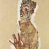 Egon Schiele, Selbstdarstellung mit gespreizten Fingern, 1911 © Leopold Museum, Wien, Inv. 1383