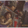 CESARE SACCAGGI, Entwurf, Italienische Propaganda-Postkarte aus dem Ersten Weltkrieg: »Redemptio« [Erlösung vom habsburgischen Doppeladler], 1918 © Privatbesitz