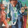 OSKAR KOKOSCHKA, Selbstbildnis an der Staffelei, 1922 © Leopold Privatsammlung Foto: Leopold Museum, Wien/Manfred Thumberger © Fondation Oskar Kokoschka/Bildrecht Wien, 2019