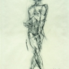 Anton Kolig, Male Nude, Standing, 1924 © Leopold Museum, Vienna, Inv. 1387