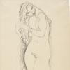 Gustav Klimt, Standing Female Nude with Tilted Head. Study for »Adam and Eve«, c. 1917 © Leopold Museum, Wien, Inv. 1321