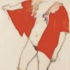 EGON SCHIELE, »Rote Bluse«, 1913 © Leopold Museum, Wien, Inv. 1433