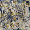 Maria Helena Vieira da Silva, Die blaue und gelbe Stadt, 1951, Kunsthaus Zürich, Legat Willy Junker, 1967 © Bildrecht, Wien 2014