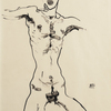 Egon Schiele, Nude Self-Portrait (study for the »Sema« portfolio) | 1912 © Leopold Museum, Vienna, Inv. 1440