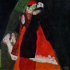 Egon Schiele, Kardinal und Nonne ("Liebkosung"), 1915 © Leopold Museum, Wien, Inv. 455