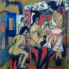 ERNST LUDWIG KIRCHNER, Nudes in the Studio | 1912 © Leopold Museum, Vienna, Photo: Leopold Museum, Vienna/Manfred Thumberger © Herbert Boeckl-Nachlass, Wien