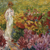 Emil Nolde, Flower Garden. Woman in White Dress en face, 1908 © Courtesy of Osthaus Museum Hagen & Institut für Kulturaustausch, Tübingen|©Nolde Stiftung Seebüll