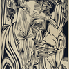 Conrad Felixmüller, Ich zeichnend (Selbstporträt mit Akt), 1924 © Courtesy of Osthaus Museum Hagen & Institut für Kulturaustausch, Tübingen|©Bildrecht, Wien 2015