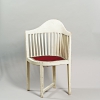 Josef Hoffmann, Damenfauteuil der Casa Piccola, des Modesalons der Schwestern Flöge, Probierräume, 1904 © ©Leopold Museum, Wien