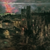 THEODOR VON HÖRMANN, Paris bei Nacht mit Eiffelturm | 1889 © Belvedere, Wien