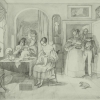 Carl Spitzweg, At the Millinery, c. 1835 © Museum Georg Schäfer, Schweinfurt Foto | Photo: Museum Georg Schäfer, Schweinfurt