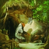 Carl Spitzweg, Hermit, Roasting a Chicken, 1841 © Museum Georg Schäfer, Schweinfurt Foto | Photo: Museum Georg Schäfer, Schweinfurt