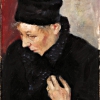 Josef Engelhart, Alte Frau mit schwarzer Haube, um 1890 © Leopold Museum, Wien, 2017