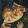 EGON SCHIELE, Mutter und Kind | 1912 © Leopold Museum, Wien, Foto: Leopold Museum, Wien/Manfred Thumberger