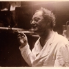 Anton Kolig, smoking in his Stuttgart studio, c. 1938 © University of Applied Arts Vienna, Collection and Archive