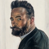 FERDINAND HODLER, Self-Portrait (From Paris) | 1891 © Musée d'art et d'histoire, Geneva, deposit at the Gottfried Keller Foundation, Bern, Photo: Bettina Jacot-Descombes