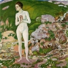 FERDINAND HODLER, Weib am Bach | um 1905 © Kunsthaus Zürich, Legat Dr. Friedrich Hegar, 1927, Foto: Kunsthaus Zürich