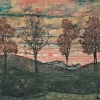 Egon Schiele, Four Trees, 1917 © Belvedere, Vienna / Photo: Belvedere, Vienna