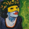 MAX PECHTSTEIN, GELBE MASKE II, 1910 © Courtesy Heidi Horten Collection © Pechstein Hamburg/Tökendorf/ Bildrecht, Wien, 2018