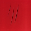 LUCIO FONTANA, CONCETTO SPAZIALE ATTESE, 1959 © Courtesy Heidi Horten Collection © Bildrecht, Wien, 2018