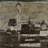 EGON SCHIELE, „Stadt Stein“ II, 1913 © Leopold Museum, Wien | Foto: Leopold Museum, Wien/Manfred Thumberger