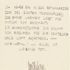 Egon Schiele, Gedicht „Tannenwald“, 1910 © Leopold Museum, Wien | Foto: Leopold Museum, Wien/Manfred Thumberger